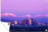 Gartenposter - 60x40 cm - Los Angeles im violetten Produktbild-Vorschau 2