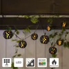 Guirlande lumineuse solaire à LED Boule de feu - Effet de Voir les images du produit 8