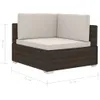 set di divani da giardino 4 pezzi con cuscini in poly Anteprima dell’immagine prodotto 8