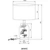 Globo Lighting Tischleuchte Metall verchromt, 1x E27 Produktbild-Vorschau 15