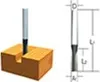 fresa per scanalature a tagliente singolo D4x13x51 mm, S=8 Anteprima dell’immagine prodotto 6