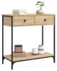 vidaXL Konzolový stolík Sonoma dub 75x34,5x75 cm odvodený Náhľad obrázku produktu 3