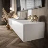 RTV Schrank COLETTE 175 cm weiß glänzend + LED Produktbild-Vorschau 2