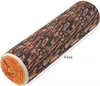 A cylindrical pillow designed to look like a log, with a realistic wood grain pattern and a cross-section of rings at one end. Produktbild-Vorschau
