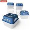 Four air dehumidifiers with blue lids and white containers are arranged on a white background. Some are stacked, and one is in the foreground. Náhled obrázku produktu