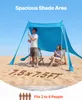 Tente de plage VEVOR avec protection solaire (UPF 50+) Voir les images du produit 2