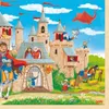 GOKI drewniane puzzle zamek rycerski 96 elementw Podgląd zdjęcia produktu 3