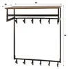 Hoyz Collection – Bruno Garderobenständer – Braun – 30 x 80 Produktbild-Vorschau 3