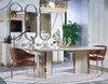 Wohnzimmer Anrichte  weiß Spiegel Material Holz mit Metall Produktbild-Vorschau 2