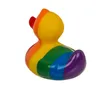 OOTB Regenbogen Quietsche-Ente Pride ca. 10 cm Produktbild-Vorschau 5