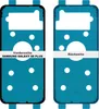 Samsung Galaxy S8 Plus G955F Akkudeckel Klebefolie Kleber Produktbild-Vorschau 1