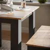 Ensemble de table à manger Vicco Sentio Anthracite/chêne Voir les images du produit 4