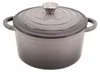 Emaillierte Gusseisen-Bratpfanne 4,2 l – Grau – 24 cm – Für Produktbild-Vorschau 2