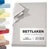 Linon Betttuch aus 100% Baumwolle ohne Gummizug Silber 150 Produktbild-Vorschau 1