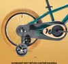 Detský bicykel 16" verdant s vodítkom zelený Náhľad obrázku produktu 8