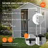 ECD Germany Gartenhaus wetterfest 5m³ Kunststoff Gerätehaus Produktbild-Vorschau 4