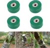 The image shows rolls of green grafting tape and examples of its use in plant grafting. Produktbild-Vorschau