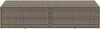 vidaXL Coffre de rangement de jardin Gris 220x50x58 cm Poly Voir les images du produit 2