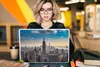 MuchoWow® Laptop Aufkleber Sticker Cover New York - Wolken Produktbild-Vorschau 5