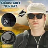 Sonnenhut mit Ventilator(Armgrau),Fischerhut mit Breiter Produktbild-Vorschau 3