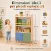 ALVIX, libreria per bambini NESTA 4 con 2 ante, libreria Anteprima dell’immagine prodotto 2