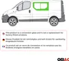 Zijruit, schuifruit voor Opel Vivaro 2001-2014, voorzijde, Productafbeelding-voorbeeld 2