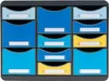 EXACOMPTA Schubladenbox STORE-BOX MULTI Bee Blue 11 Schübe Produktbild-Vorschau 1
