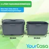 YourCasa Biomülleimer Küche 5L - Komposteimer für Produktbild-Vorschau 7