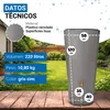 4rain VASO 2en1 barril para agua de lluvia 220 L gris zinc Vista previa de la imagen del producto 3