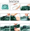 Gartensack afvalzakken, set van 3 stuks, robuust, groene Productafbeelding-voorbeeld 4