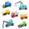 UMU® Holz Baufahrzeuge Spielset 8 STK - Kompatibel mit Brio Produktbild-Vorschau 1