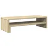 vidaXL Support pour écran Chêne Sonoma 54x22x15 cm Bois Voir les images du produit 1