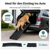 Wiltec Hunderampe 155 x 40 cm 90 kg faltbar Noppen Produktbild-Vorschau 2