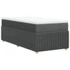Boxspringbett mit Matratze Dunkelgrau 100x200 cm Stoff Produktbild-Vorschau 6