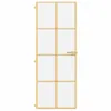 vidaXL Drzwi wewnętrzne Slim Golden 76x201,5 cm szkło Podgląd zdjęcia produktu 2