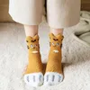 OKWISH Socken, Plüschsocken mit Katzenpfoten-Motiv, Produktbild-Vorschau 7