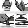 tectake® Gartenliege Toulon, ergonomisch, Schwingfunktion Produktbild-Vorschau 4