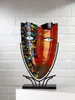 Casablanca by Gilde  Glasart ovale Dekovase Face Visage  H. Produktbild-Vorschau 2