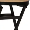 vidaXL Schreibtisch mit Klapphocker Mangoholz Massiv Produktbild-Vorschau 6