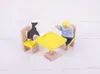 BigJigs Puppenhaus Familie Holzpuppen buntes Spielzeug Produktbild-Vorschau 6