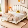 ProximaX Letto imbottito 140x200 cm - Letto matrimoniale Anteprima dell’immagine prodotto 1