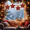 Étoile de Noël en verre rouge à suspendre avec 10 LED - 15 Voir les images du produit 7