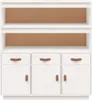 vidaXL Deska barowa biała 100x40x108,5 cm lite drewno Podgląd zdjęcia produktu 12