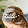 Oblique Unique Krone mit Diamanten Glitzer Steinen Diadem Produktbild-Vorschau 4