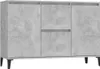 vidaXL Sideboard Betongrau 102x35x70 cm Holzwerkstoff Produktbild-Vorschau 2