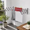 Stendibiancheria Relaxdays per montaggio a parete, 8 m di Anteprima dell’immagine prodotto 3