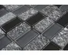 Glasmosaik mit Naturstein grau schwarz 31x32,2 cm Produktbild-Vorschau 8