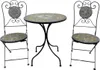 LEX Mosaik Eisen Bistro-Set Tisch+2 Stühle MC4340 Produktbild-Vorschau 1