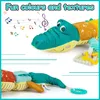 Infant Baby Musical Plüschtier Krokodil Aktivität Produktbild-Vorschau 3