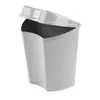 Abfalleimer grau, inkl. Halterung, (H/B/T) 30 x 27 x 16 cm, Produktbild-Vorschau 5